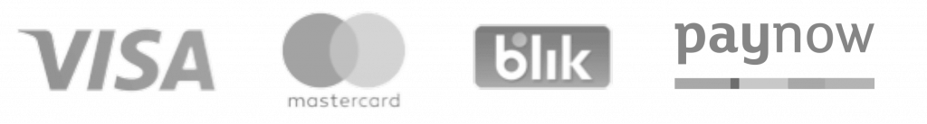 Visa, Mastercard, BLIK, Paynow